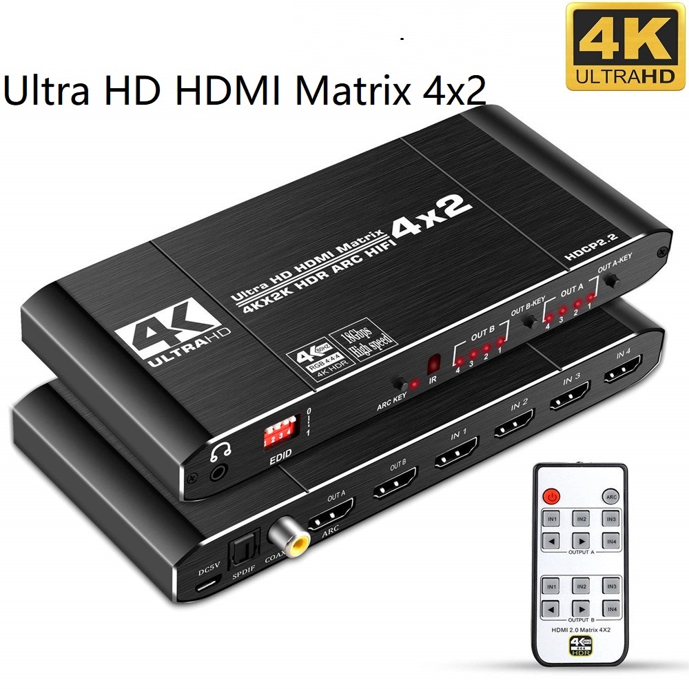 Hdmi Matrix Switch - Compatível com HDMI 2.0 Matrix Switch