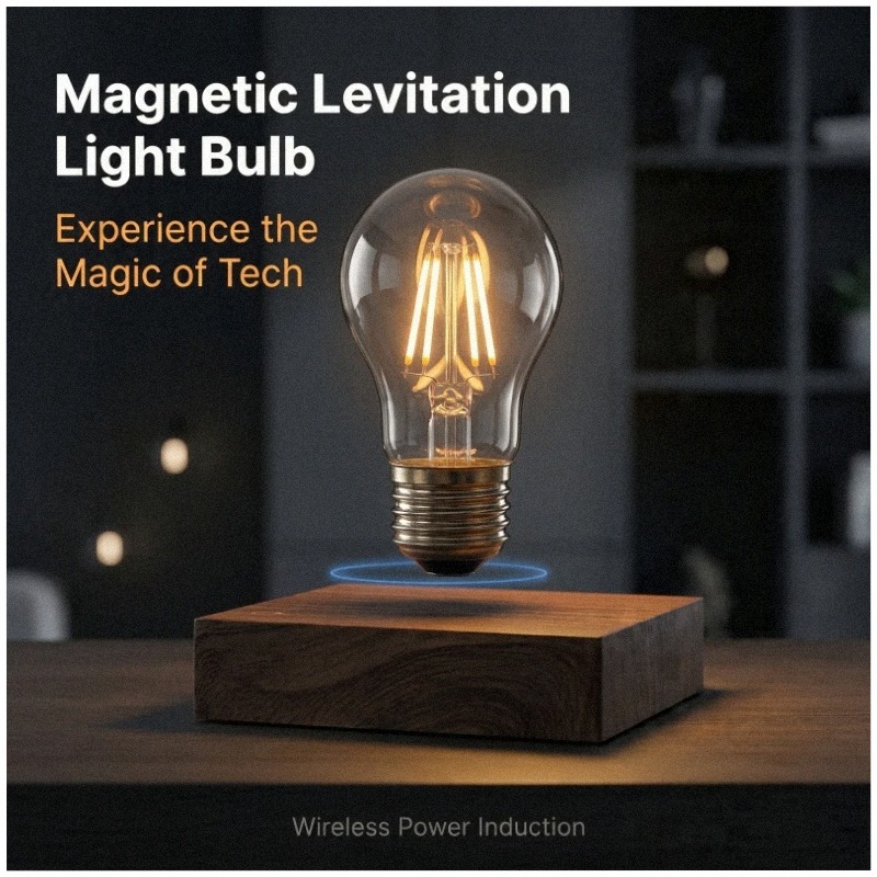 The Office Tech - Lâmpada LED Flutuante Magnética Sem Fio