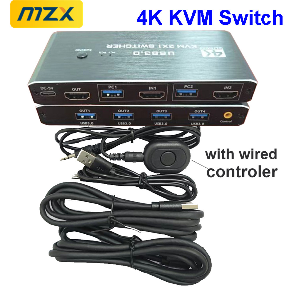 Hdmi Matrix Switch - Switch KVM 4K 60Hz, Hub USB