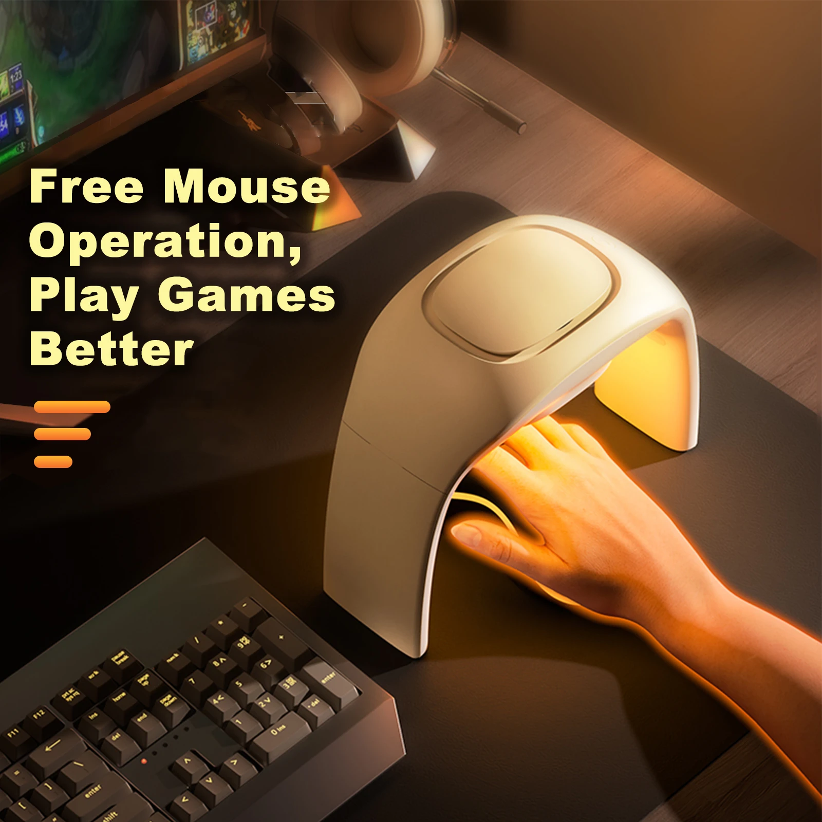 Eary portátil inverno mouse mã - The Office Tech avaliação e preço