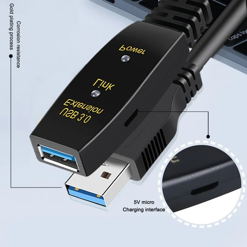 Cabo de extensão usb 3.0 ativo - Usb Extender Active avaliação e preço