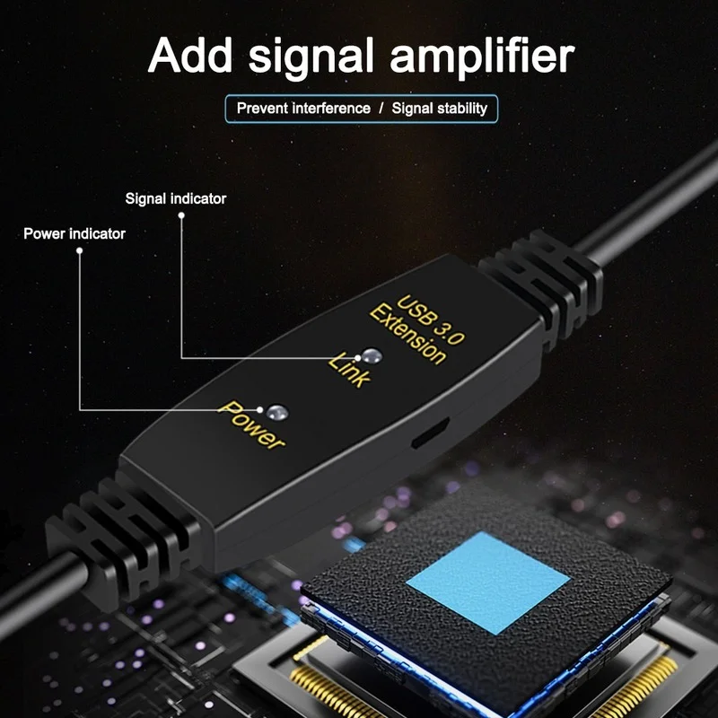 Cabo de extensão usb 3.0 ativo - Usb Extender Active avaliação e preço