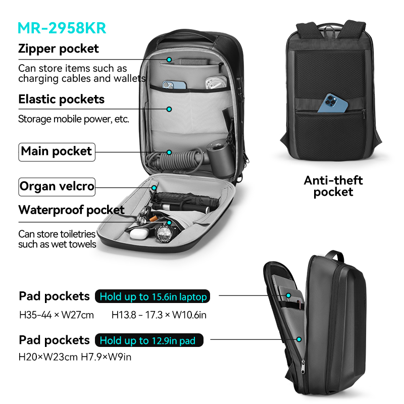 Mochila Antifurto MARK RYDEN,  - Office Tech Backpack avaliação e preço