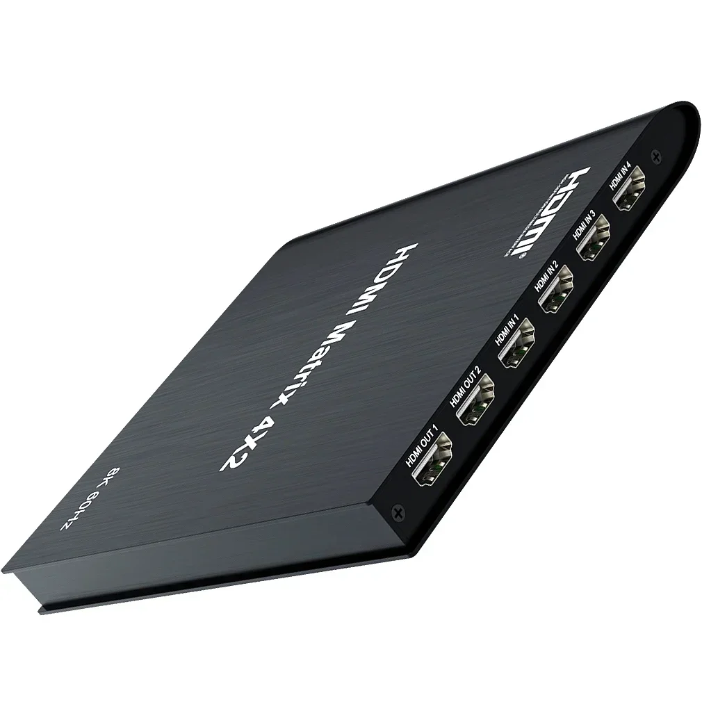 8k 4x2 hdmi2.1 interruptor dis - Hdmi Matrix Switch avaliação e preço