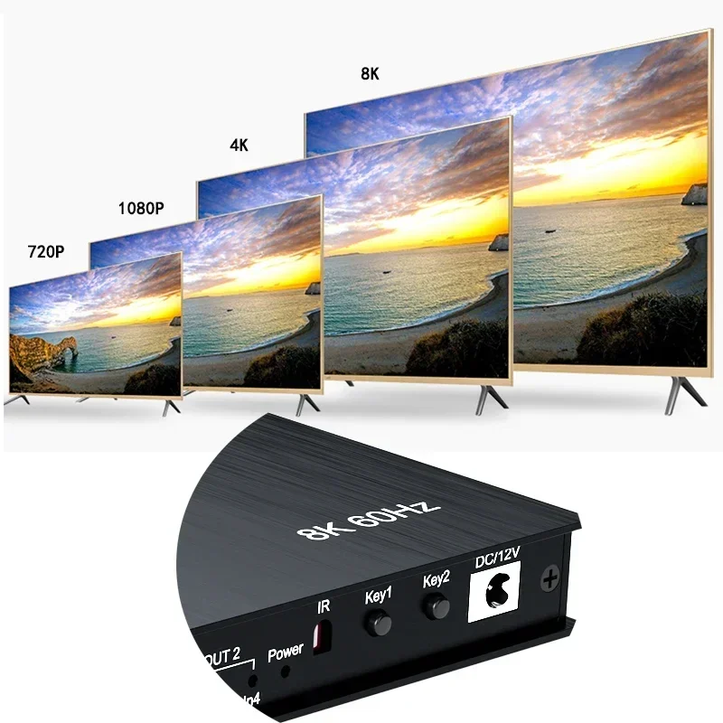 8k 4x2 hdmi2.1 interruptor dis - Hdmi Matrix Switch avaliação e preço