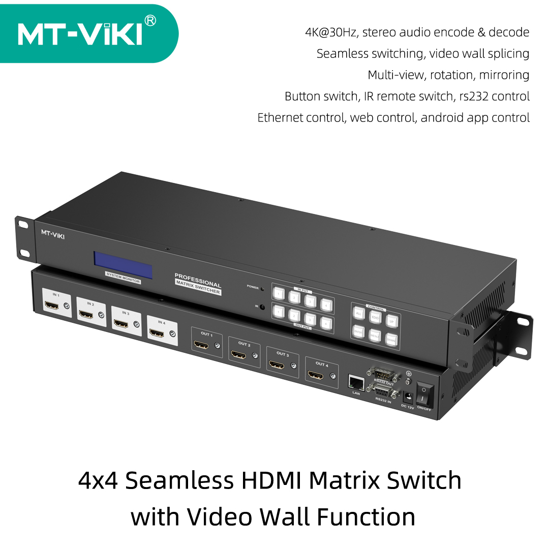 MT-VIKI 4x4 Switch de matriz H - Hdmi Matrix Switch avaliação e preço