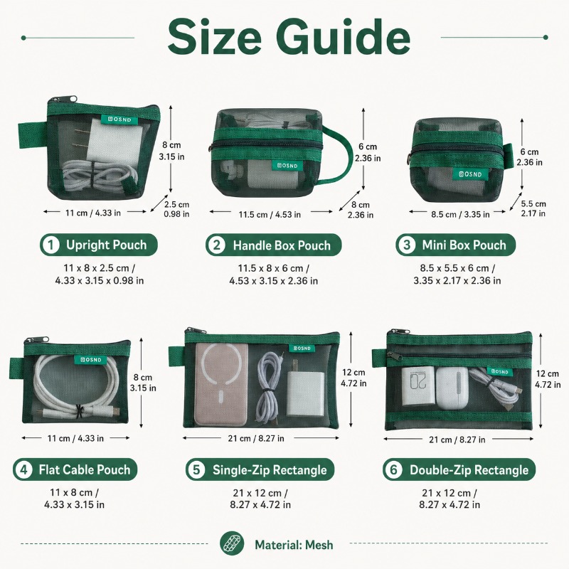 Conjunto de 6 Bolsas Organizad - Office Tech Backpack avaliação e preço