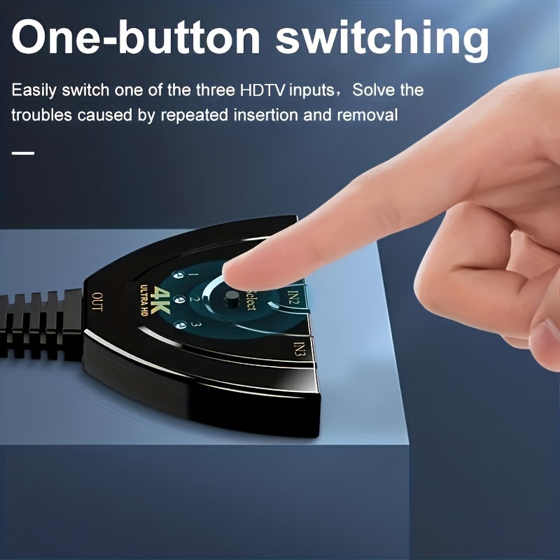 4k * 2k 3 portas hdtv-compatív - Hdmi Matrix Switch avaliação e preço