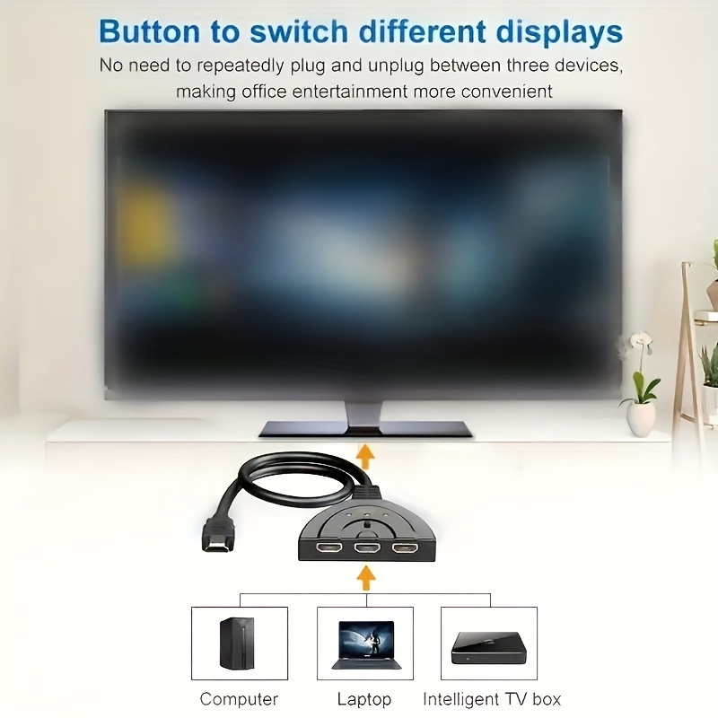 4k * 2k 3 portas hdtv-compatív - Hdmi Matrix Switch avaliação e preço