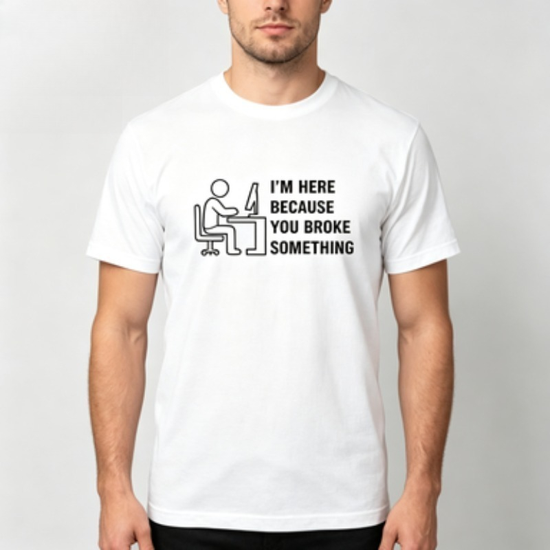 Camiseta masculina de algodão  - The Office It Tech avaliação e preço