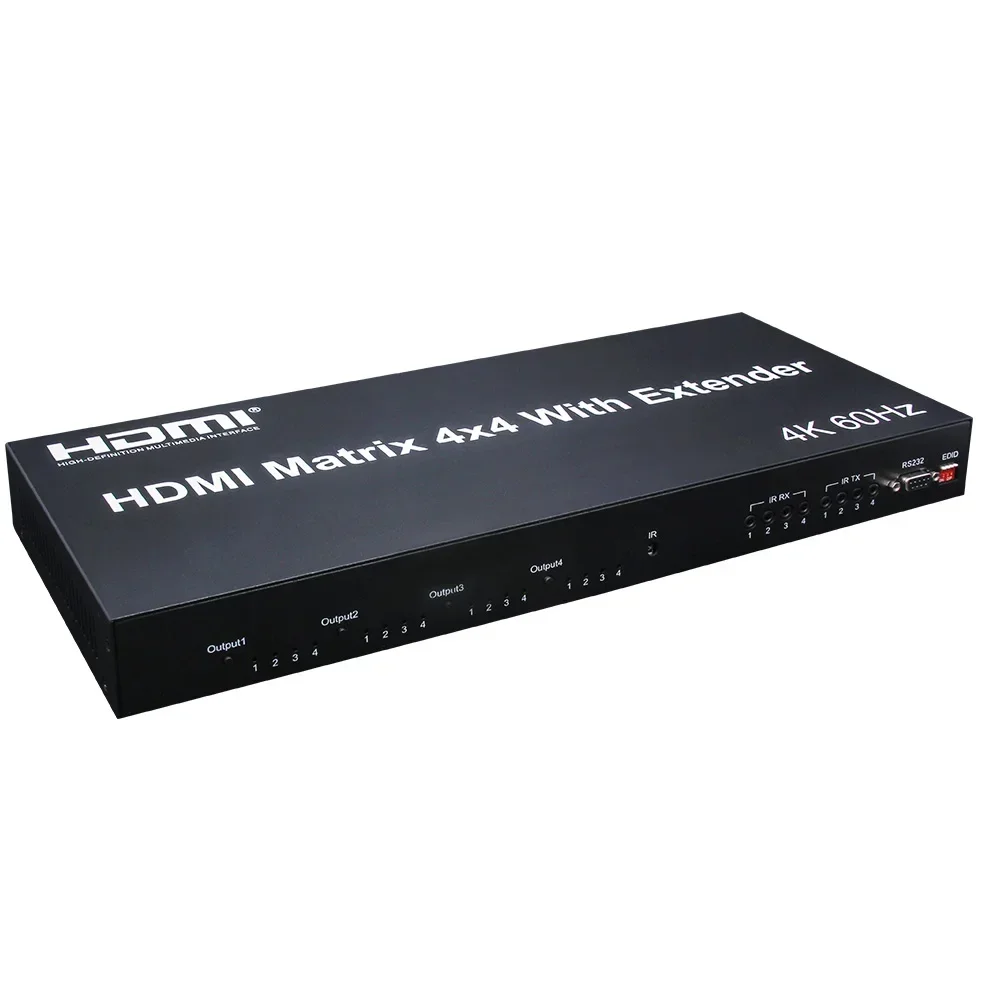 Matriz HDMI 2.0 4x4 4K 60Hz co - Hdmi Matrix Switch avaliação e preço