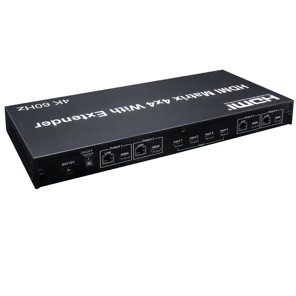 Matriz HDMI 2.0 4x4 4K 60Hz co - Hdmi Matrix Switch avaliação e preço