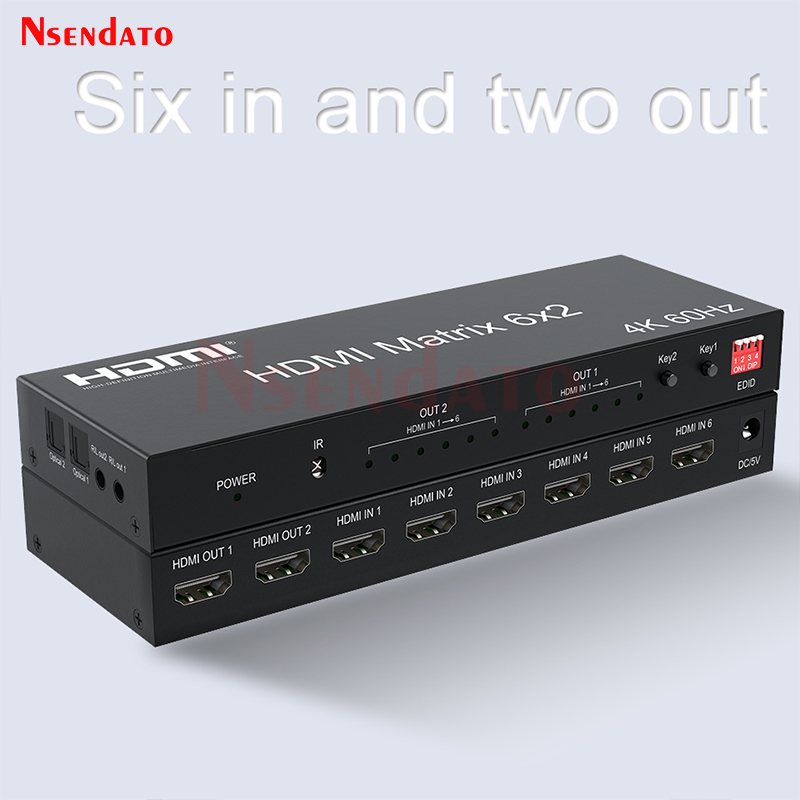 Switch HDMI Matrix 6x2 4K 60Hz - Hdmi Matrix Switch avaliação e preço