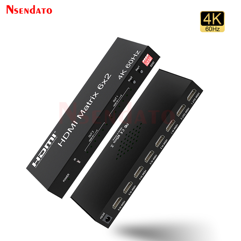 Switch HDMI Matrix 6x2 4K 60Hz - Hdmi Matrix Switch avaliação e preço